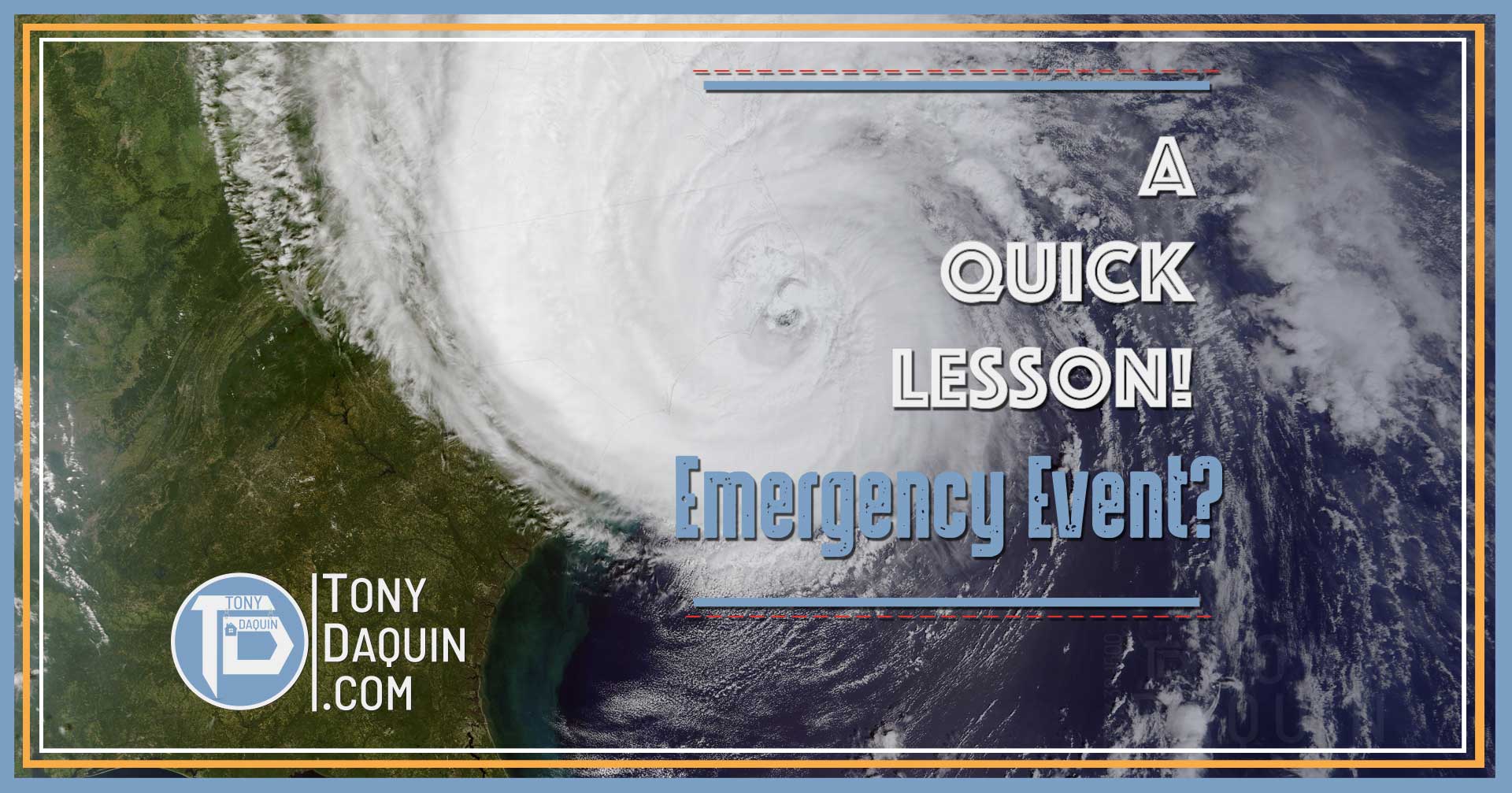 Hurricane Season 1 Quick Lesson to avoid losing everything